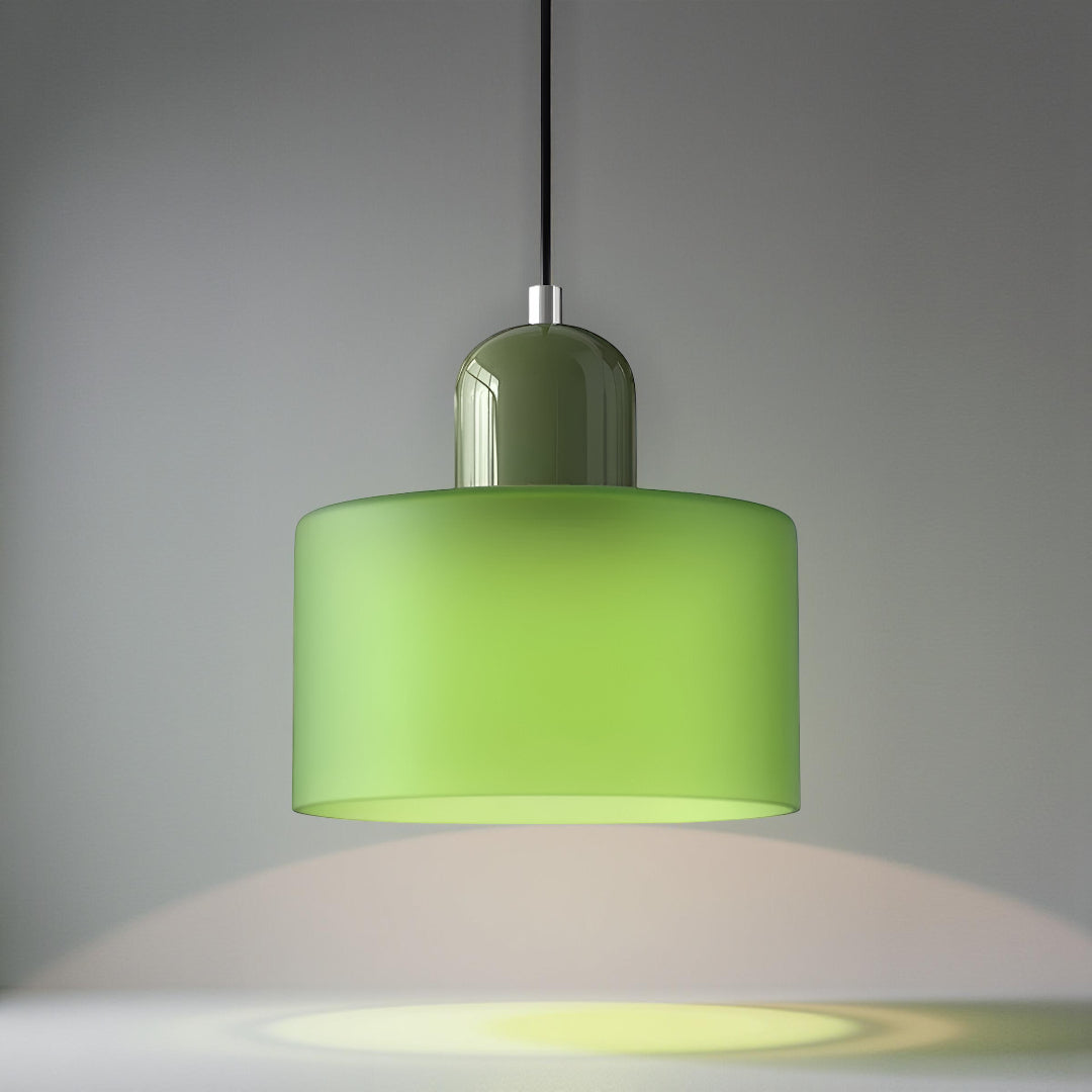 Modern Iron and Glass Pendant Ceiling Light