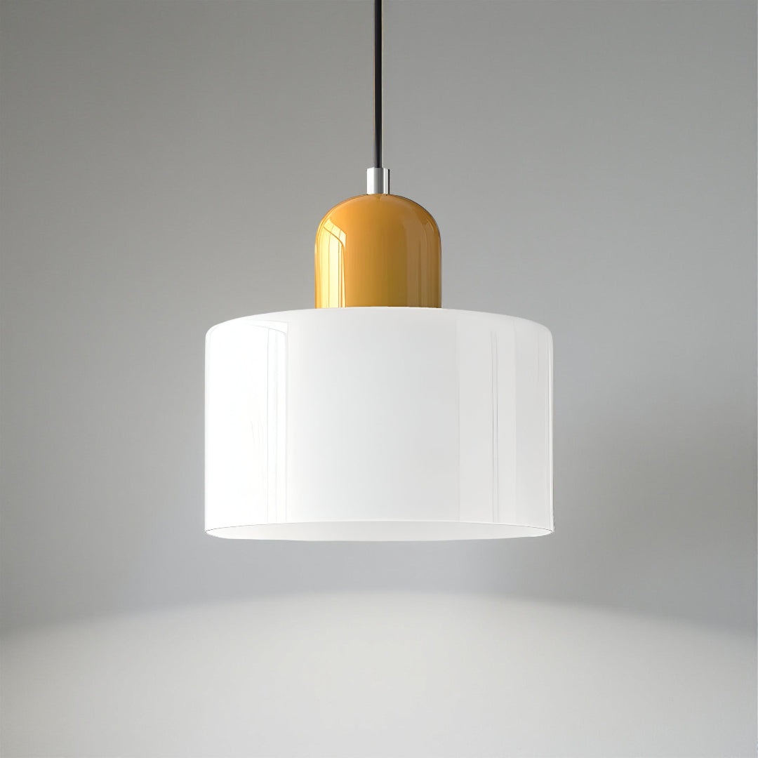 Modern Iron and Glass Pendant Ceiling Light