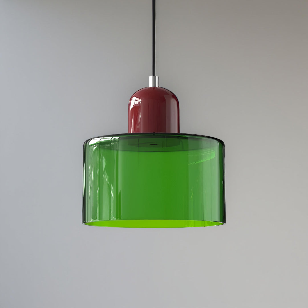 Modern Iron and Glass Pendant Ceiling Light