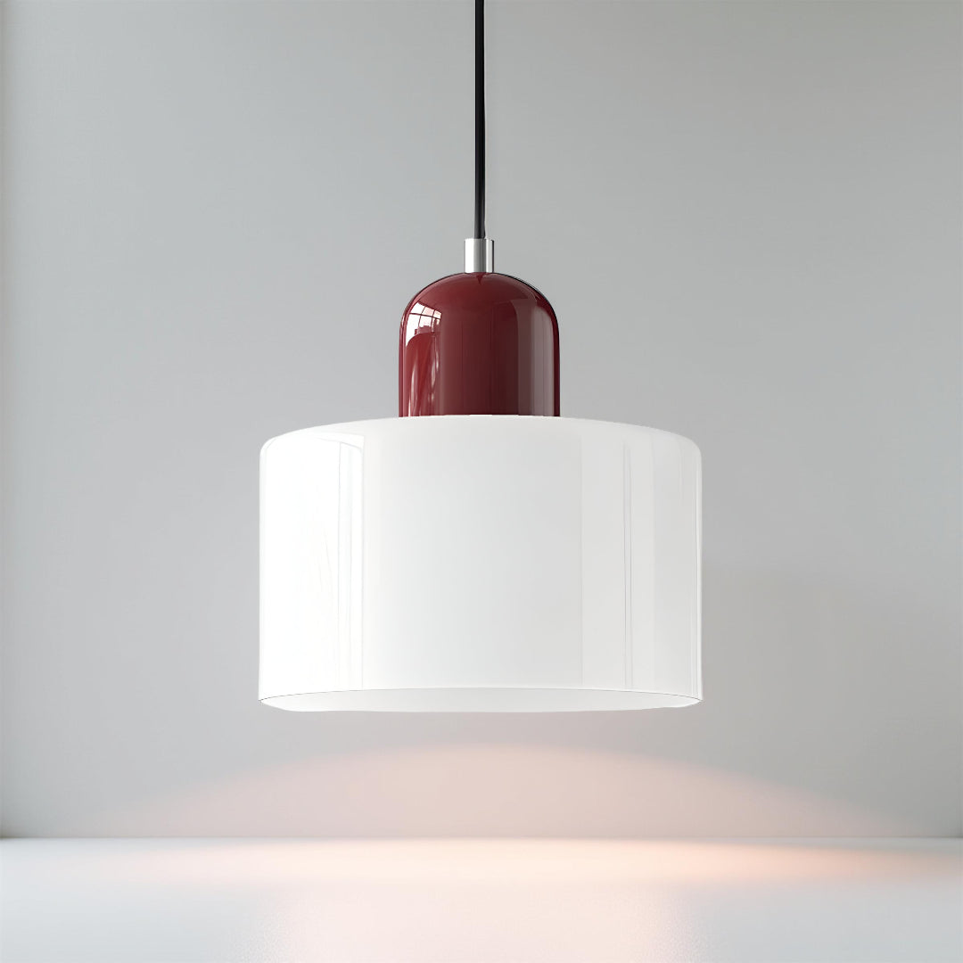 Modern Iron and Glass Pendant Ceiling Light