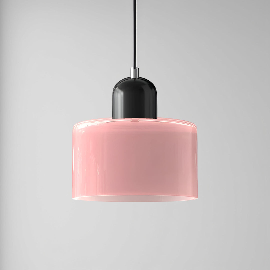 Modern Iron and Glass Pendant Ceiling Light