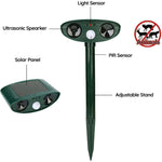 Outdoor Ultrasonic Raccoon Repeller - Solar-Powered Animal and Pest Deterrent - Eliminate Raccoons in 48 Hours
