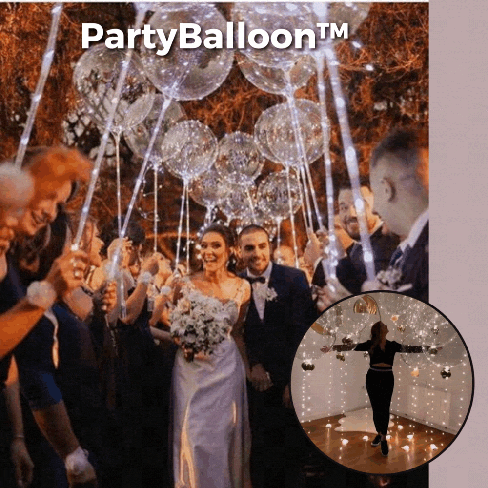 5+5 FREE | Reusable LED Balloons for Parties