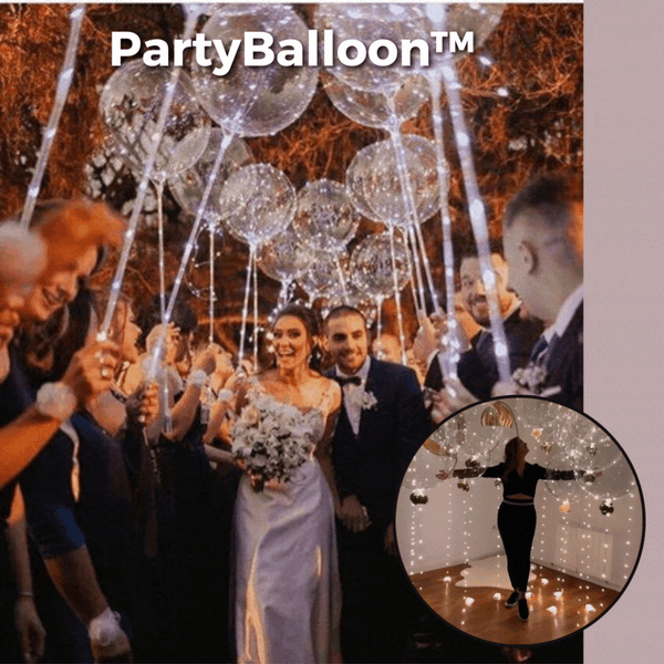 5+5 FREE | Reusable LED Balloons for Parties