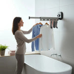 Drill-Free Wall-Mounted Clothes Dryer – Ideal for Rental Apartments and Compact Spaces