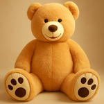 Large Soft Cuddly Plush Teddy Bear Toy with Outer Cover