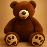 Large Soft Cuddly Plush Teddy Bear Toy with Outer Cover