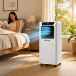 Compact Silent Portable Air Conditioner - 9000 BTU Energy Efficient