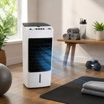 Portable Evaporative Cooler and Fan for Large Rooms