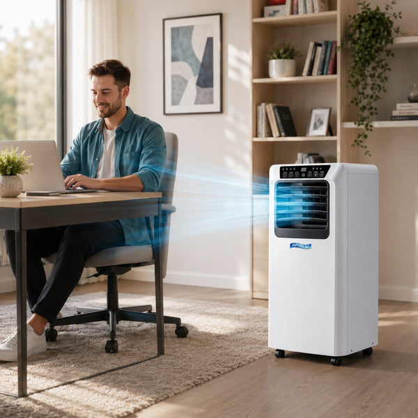 7000 BTU Portable Air Conditioner with Cooling Fan and Dehumidifier