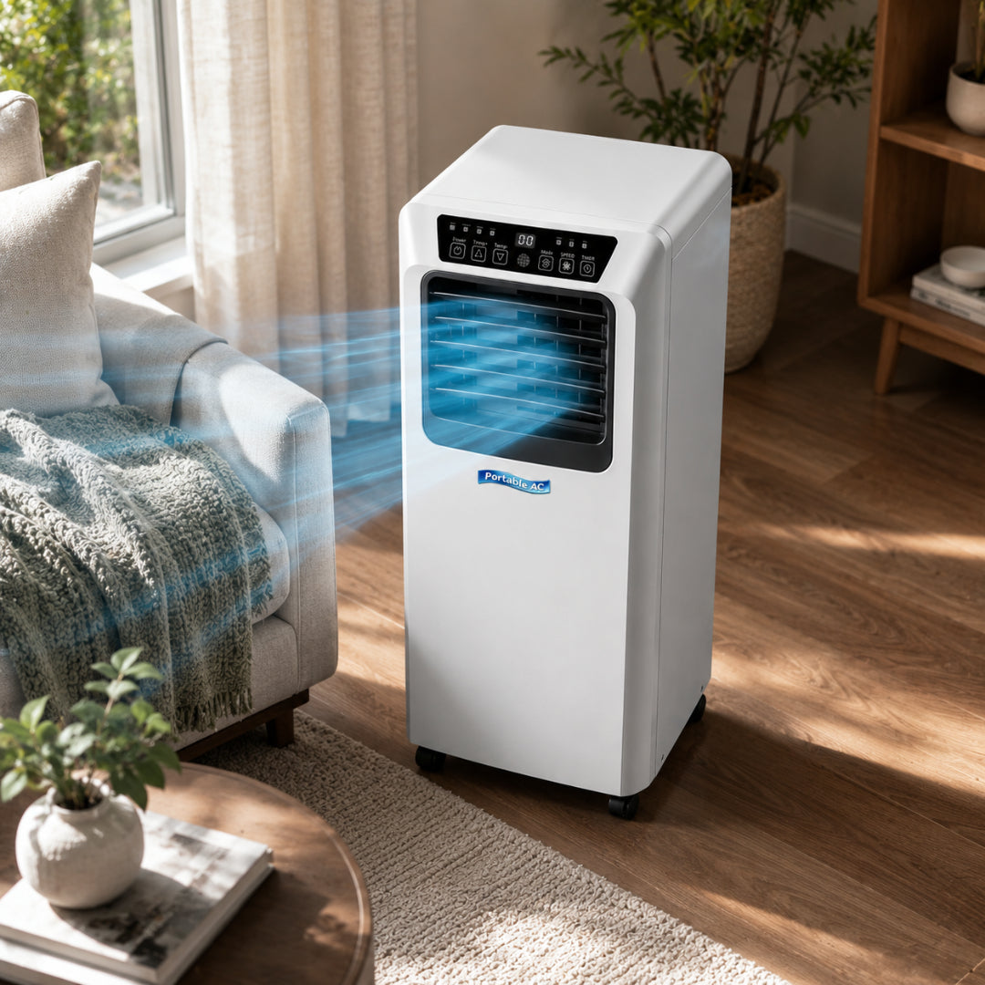 7000 BTU Portable Air Conditioner with Cooling Fan and Dehumidifier