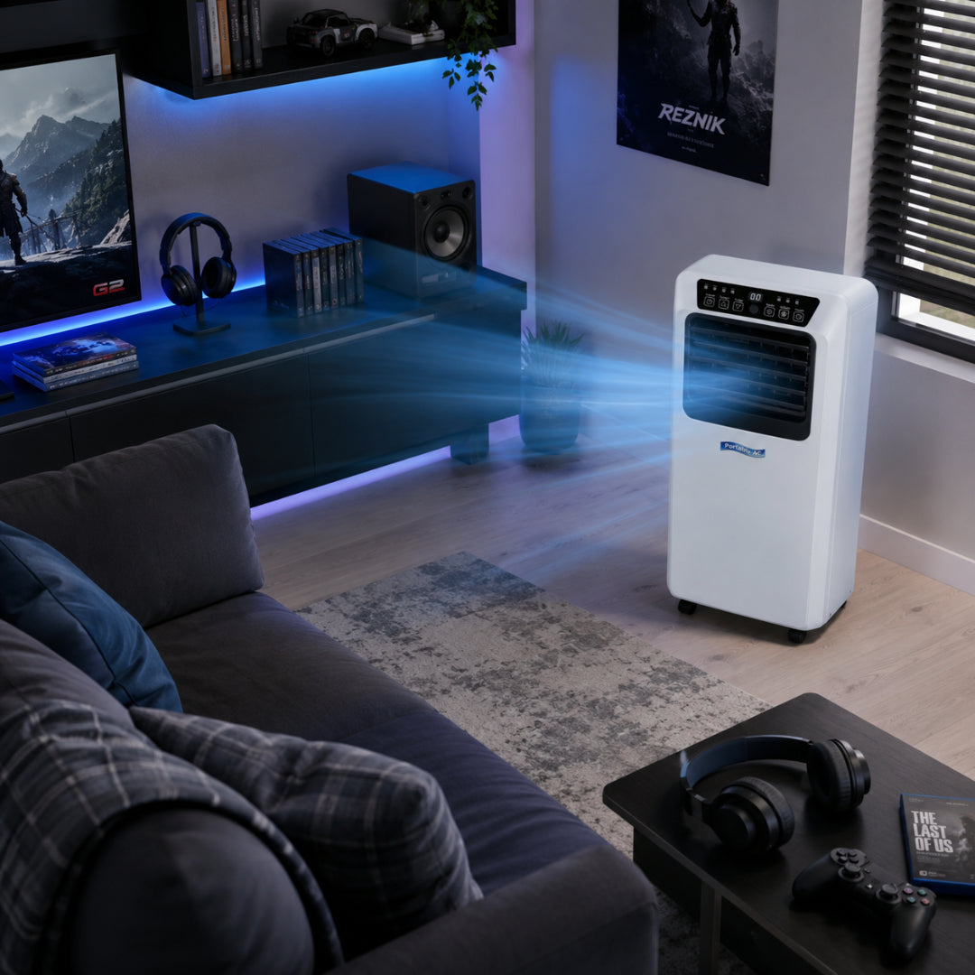 7000 BTU Portable Energy-Efficient Window Air Conditioner