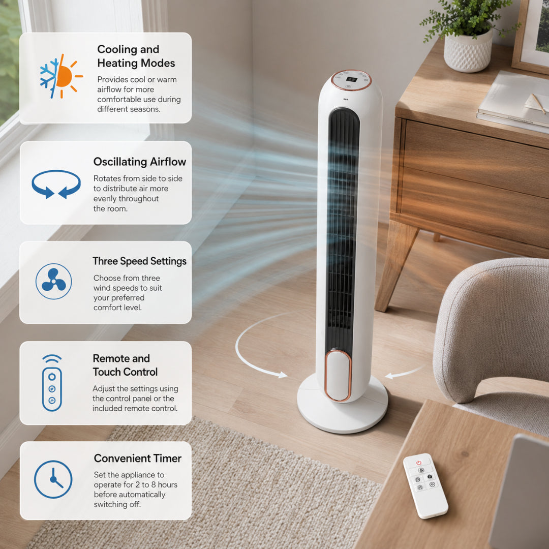Energy-Efficient Portable Tower Air Cooler