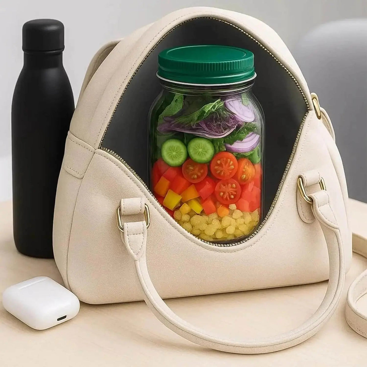 High-Quality Salad Container with Leak-Resistant Lid - BPA-Free
