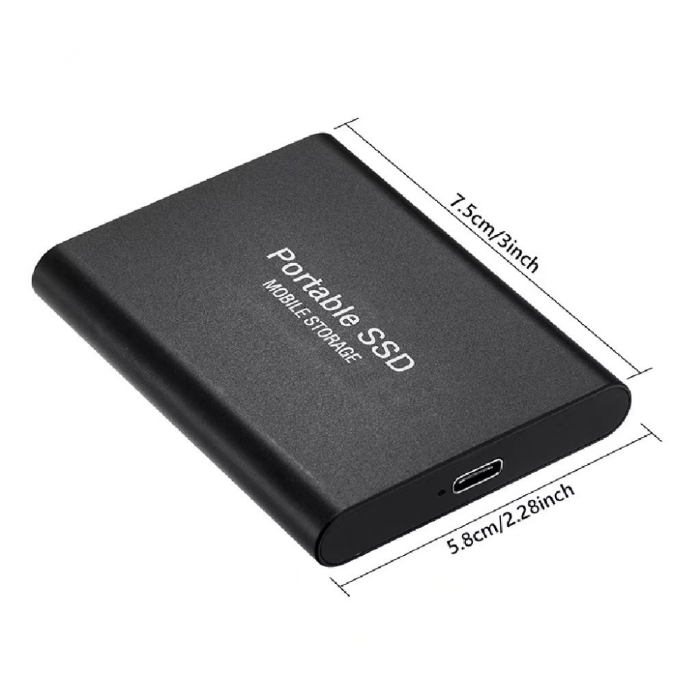 512GB Portable High-Speed External SSD USB Storage Drive