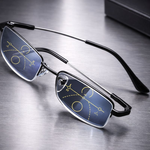 Multifocal Vision Eyewear with Blue Light Blocking Reading Glasses