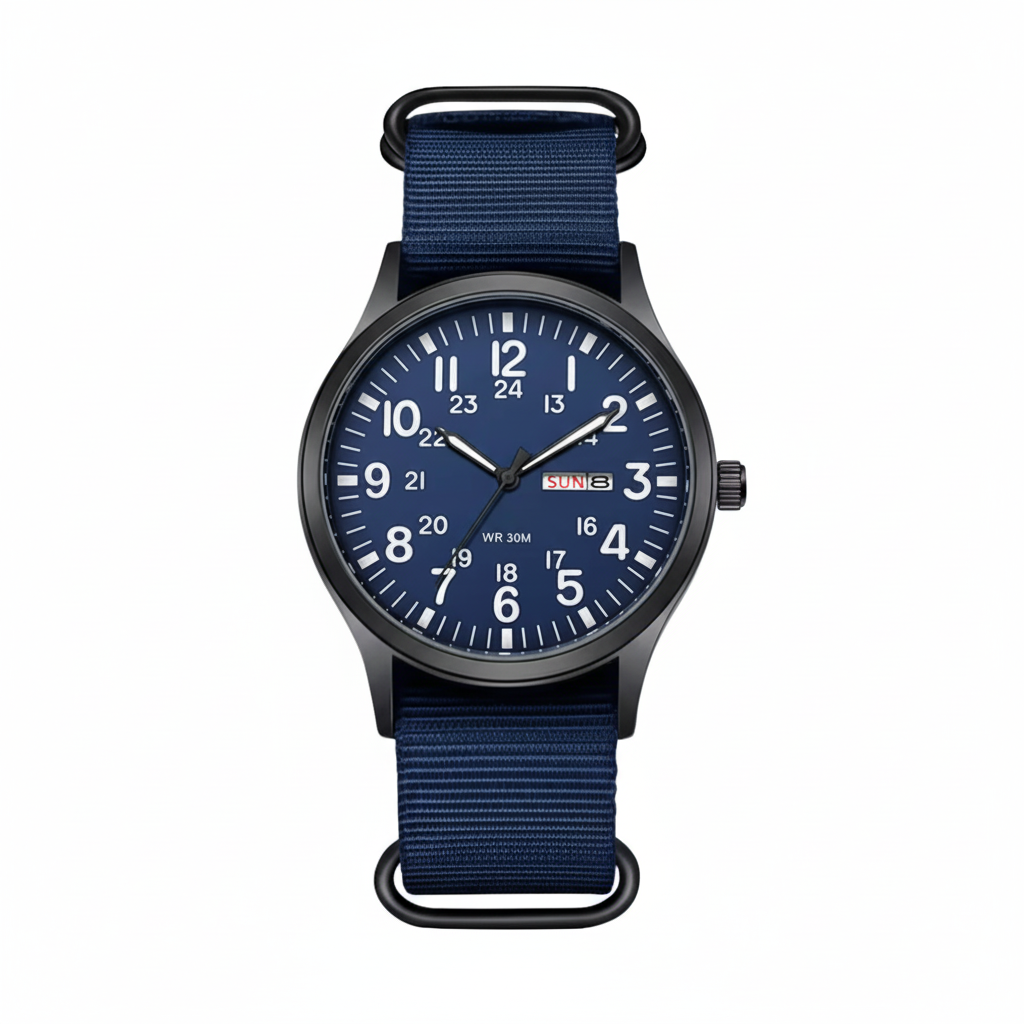 Rugged Waterproof Scratch-Resistant Outdoor Watch for Men