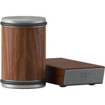 Rolling Knife Sharpener Set with Diamond Grinder and Wooden Base