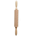 Engraved Rolling Pin for Christmas Cookie Baking
