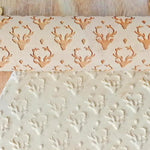 Engraved Rolling Pin for Christmas Cookie Baking