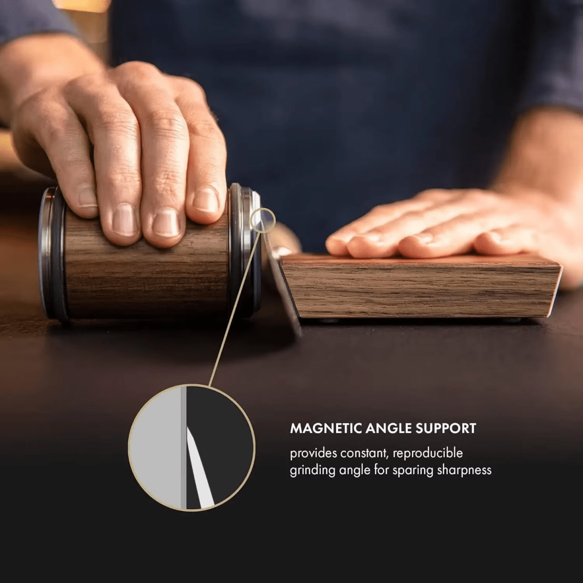 Professional Knife Sharpener with Diamond Roller