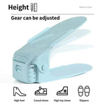 6-Piece Shoe Organizer Set for Wardrobe | Space-Saving Double Storage Shoe Rack | Stackable Shoe Holder