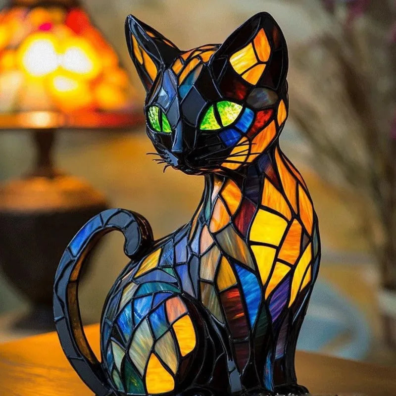 LED Cat Lamp – Animal Motif Light for Terrace and Living Space