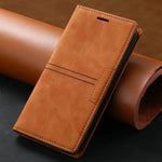 Leather Wallet Case for Google Pixel | Magnetic Flip Design with Protective Features