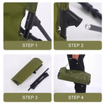 Ultralight Weatherproof Camping Folding Chair | Aluminum Frame | Padded for Extra Comfort | Quick Setup