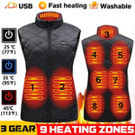 Women's Heated Vest | USB-Powered with Infrared Technology | Temperature Regulating & Lightweight | Perfect for Autumn & Winter