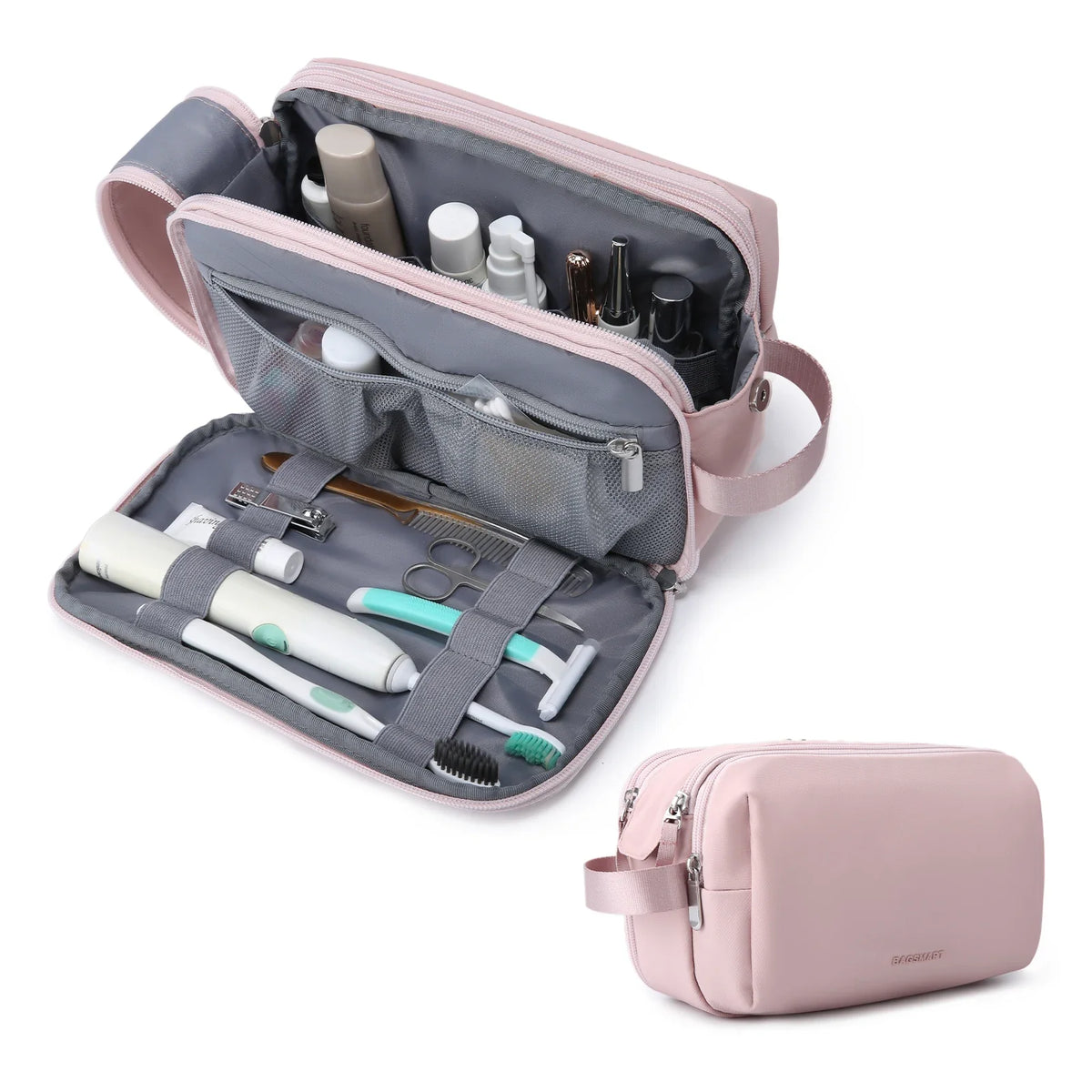 Waterproof Cosmetic Bag for Men & Women | Lightweight Toiletry Bag in S/M/L | Travel Accessories for Toiletries & Makeup | Unisex Travel Organizer