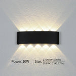 Contemporary LED Wall Light for Indoor and Outdoor Use