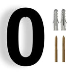 3D Modern Stainless Steel House Number - Weatherproof for Outdoor Facade and Entrance in Anthracite