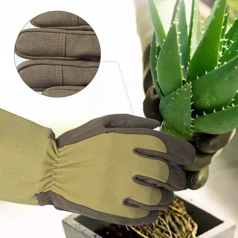 Gardening Gloves | Thorn-Resistant & Breathable | Long Rose Gloves for Women | 1 Pair