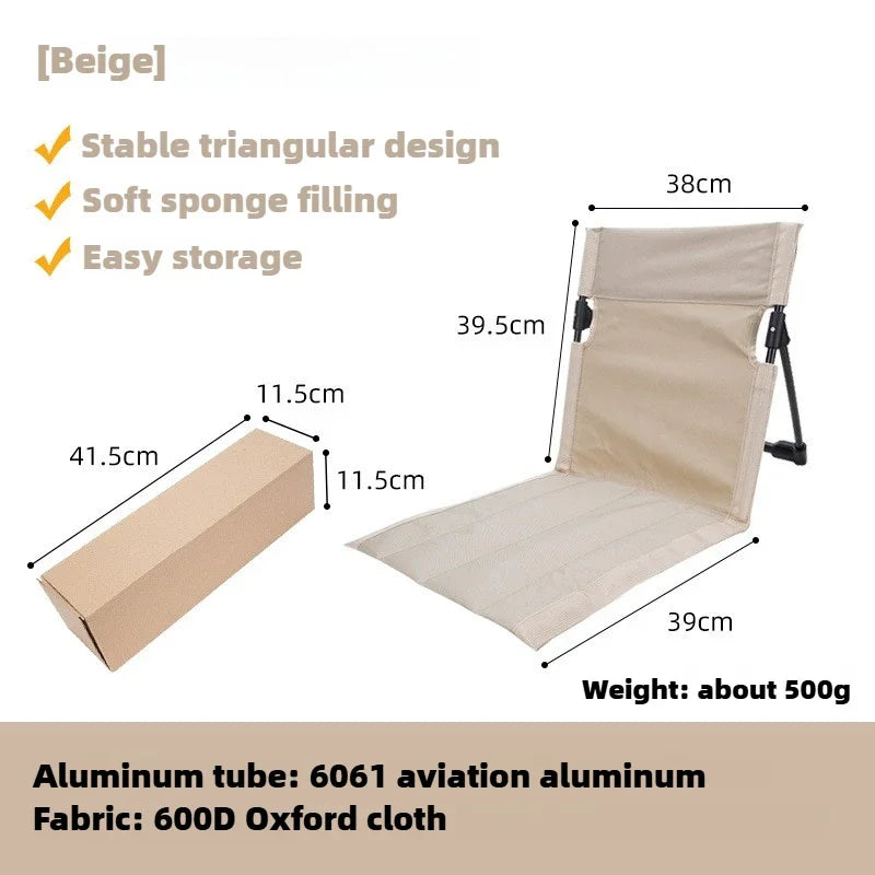 Ultralight Weatherproof Camping Folding Chair | Aluminum Frame | Padded for Extra Comfort | Quick Setup