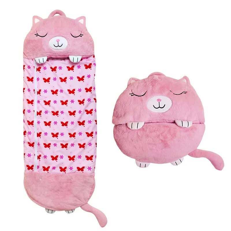 2-in-1 Plush Toy Sleeping Bag for Kids