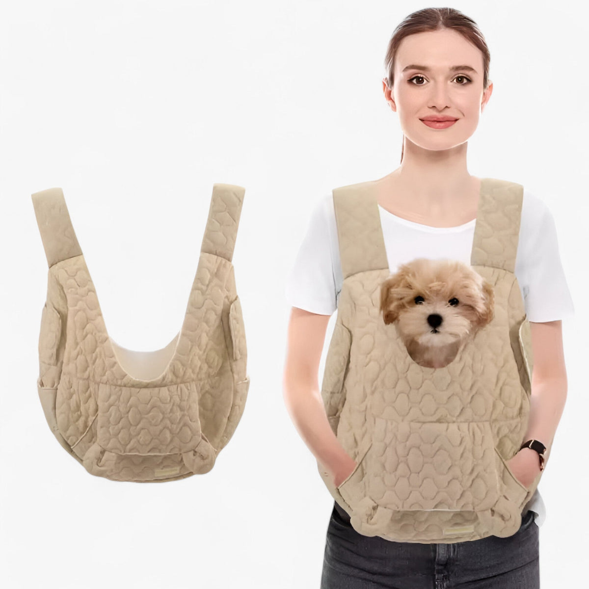 Pet Carrier for Up to 10 kg | Weatherproof & Comfortable | Suitable for Cats & Small Dogs | Features Ergonomic Straps