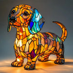 Handcrafted Dog Motif Lamp – Stylish Lighting for Dog Lovers