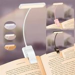 Flexible Reading Lamp | USB Rechargeable | 3 Light Colors & Dimmable | Clip-On with Flexible Arm