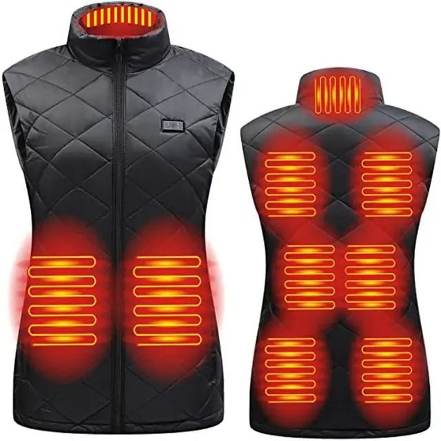 Women's Heated Vest | USB-Powered with Infrared Technology | Temperature Regulating & Lightweight | Perfect for Autumn & Winter