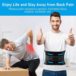 360° Lumbar Support Back Belt | Memory Aluminum & Steel Springs | Breathable & Discreet Under Clothing