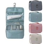 Compact Hanging Toiletry Bag | 6 Storage Compartments & Moisture-Proof Section | Versatile Design | Water-Resistant Polyester