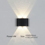 Contemporary LED Wall Light for Indoor and Outdoor Use