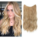 Heat-Resistant Synthetic Fiber Hair Extensions | Invisible Extensions for Enhanced Length and Volume