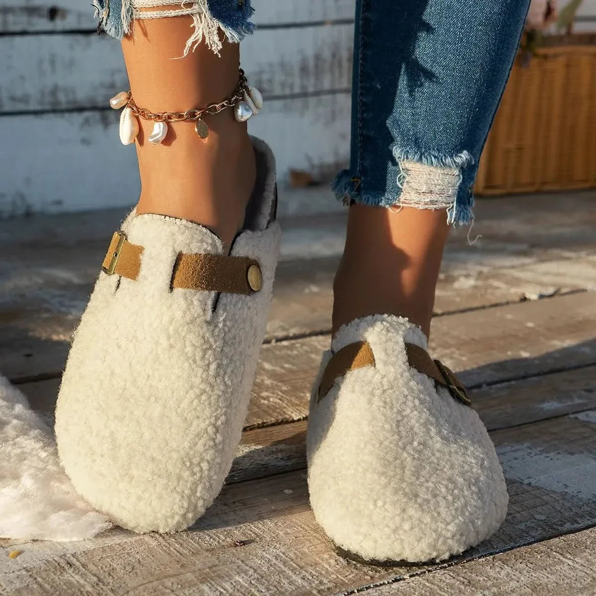 Luxurious Sheepskin Slippers for Ultimate Winter Comfort