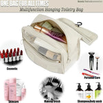 Compact Hanging Toiletry Bag | 6 Storage Compartments & Moisture-Proof Section | Versatile Design | Water-Resistant Polyester