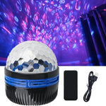 Northern Lights Projector | Music Sync & Remote Control | RGB Mood Light | USB Rechargeable | 7.8×7.8×8.7 cm