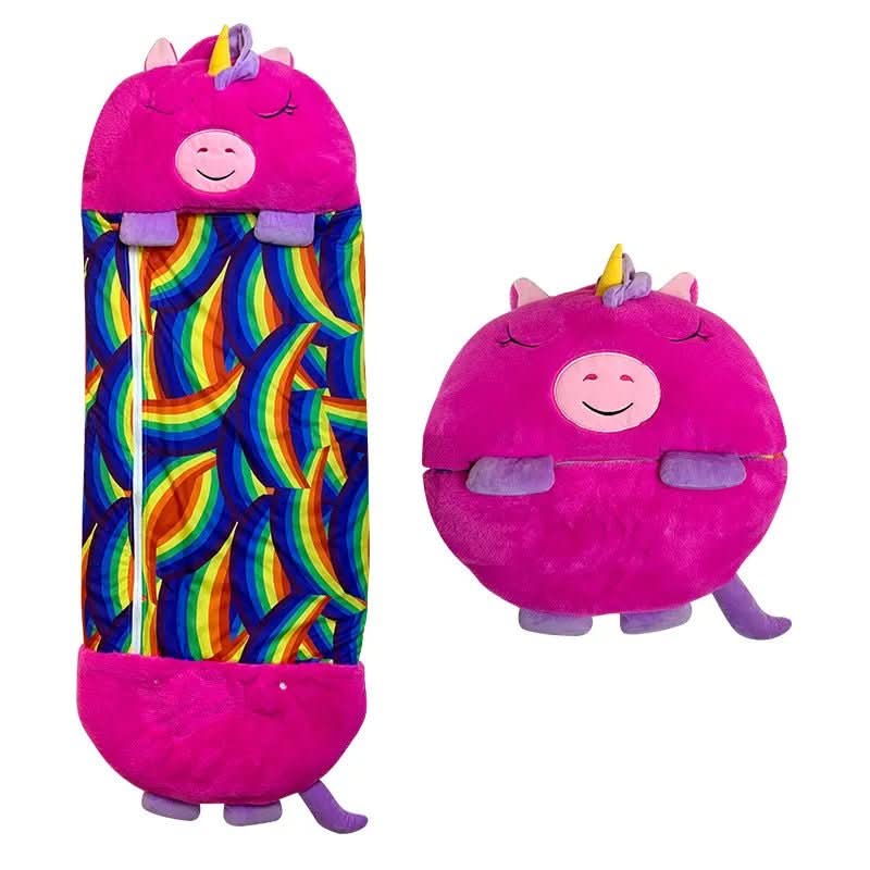 2-in-1 Plush Toy Sleeping Bag for Kids
