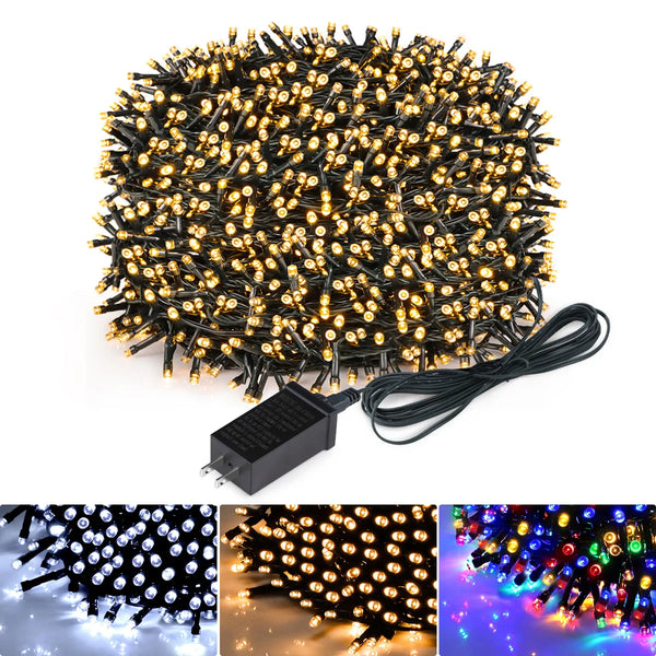 LED String Lights Outdoor 24V | 8 Lighting Modes | Waterproof IP65 | 10–100 m | Ideal for Garden, Home & Christmas Decoration