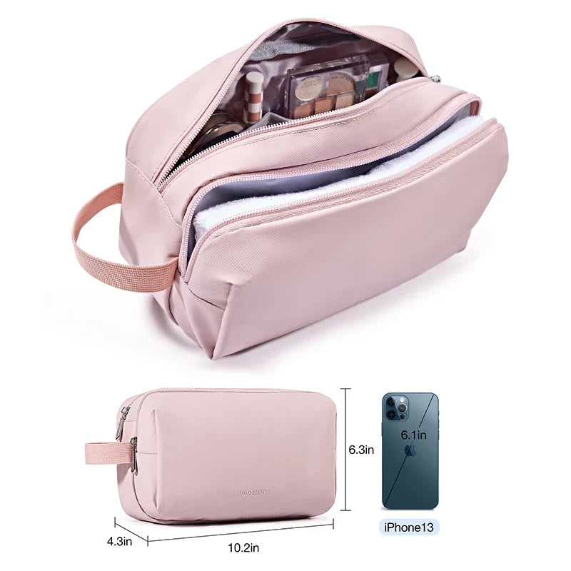 Waterproof Cosmetic Bag for Men & Women | Lightweight Toiletry Bag in S/M/L | Travel Accessories for Toiletries & Makeup | Unisex Travel Organizer